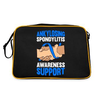 Spondylarthrite ankylosante, spondylarthrite ankylosante - Sac Retro - noir/or - Dos
