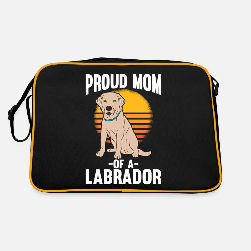 Labrador Hund Labrador Retriever Retro Tasche