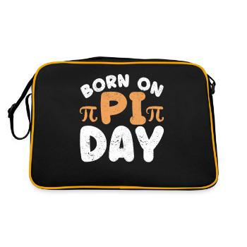 Né le jour de Pi 3 :14 Anniversaire d’un amoureux des mathématiques - Sac Retro - noir/or - Dos