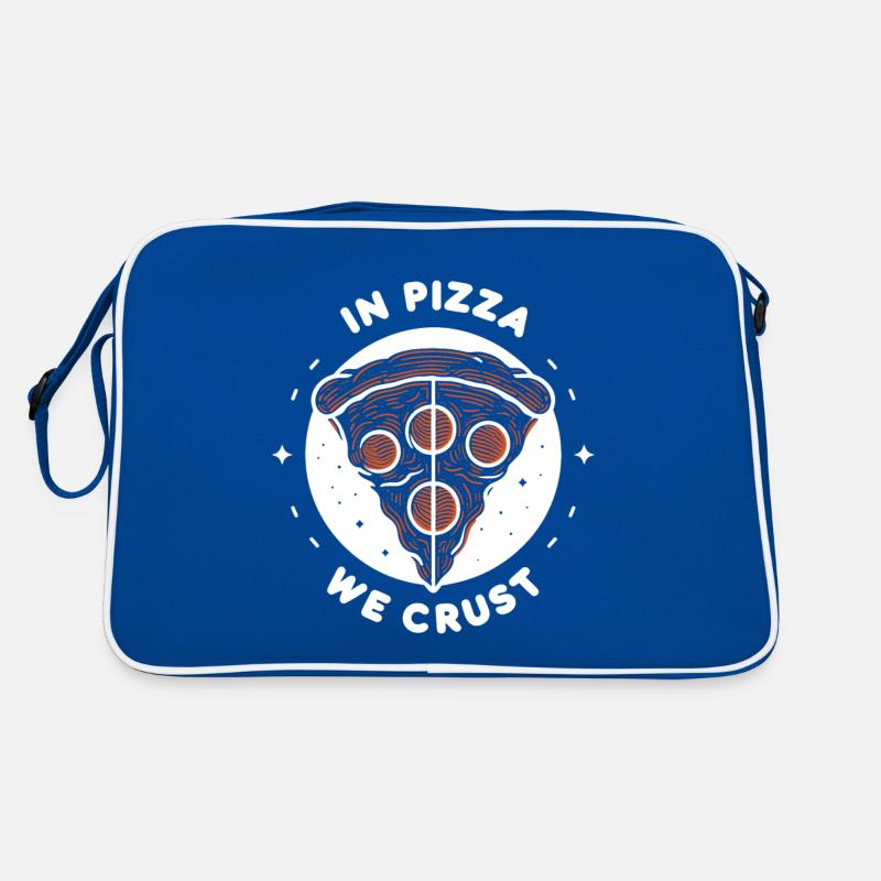 In der Pizza verkrusten wir Retro Tasche