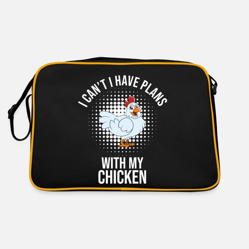 Drôle De Poulet Dire Poulet Sac Retro