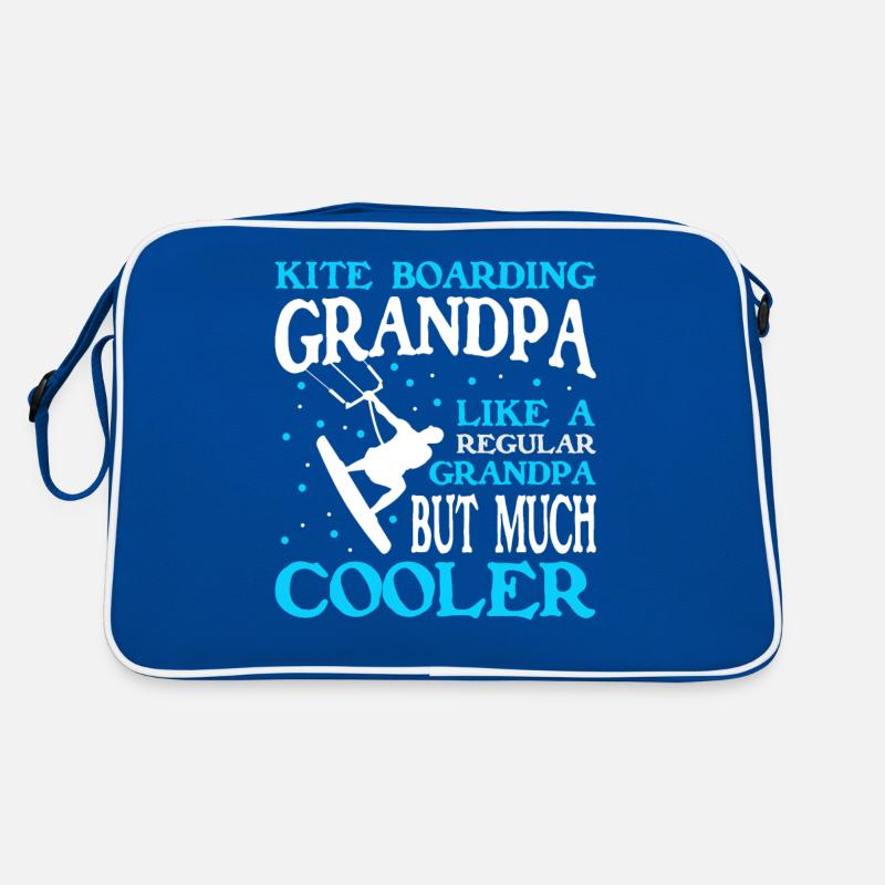Kiteboarding Kitesurfer Kitesurfing Kiteboarder Retro Bag