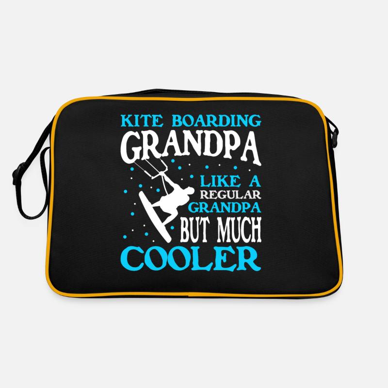 Kiteboarding Kitesurfer Kitesurfing Kiteboarder Retro Tasche