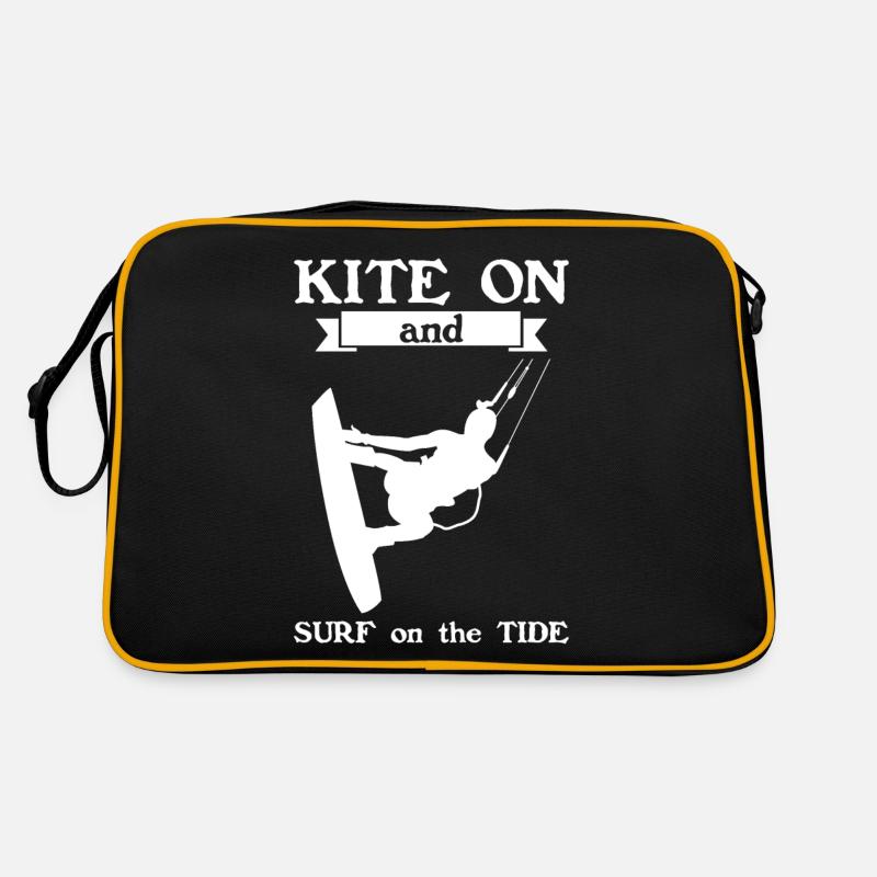 Kitesurf Kitesurf Kitesurf Kiteboarder Sac Retro