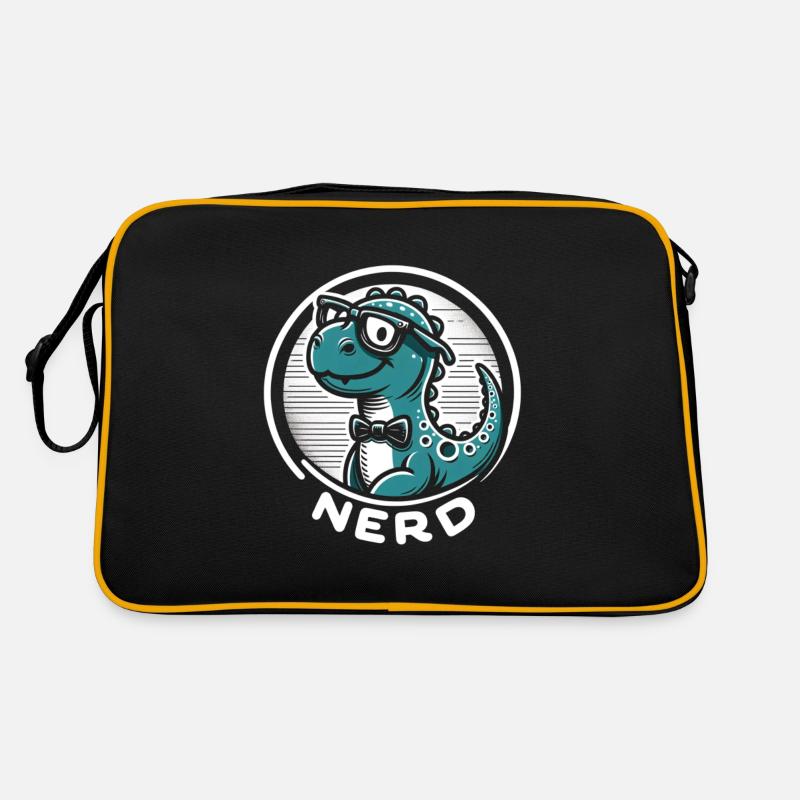 Nerd - Retro Bag - black/gold