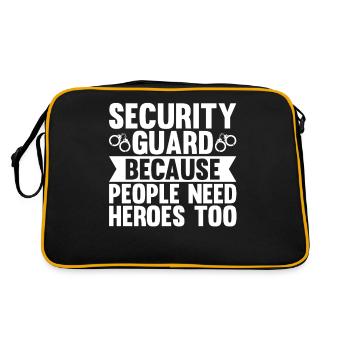 Security Clothing Security Accessories - Retro Bag - black/gold - Back