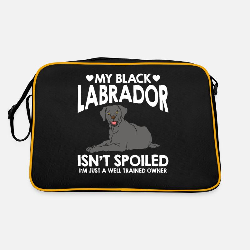 Labrador Hund Labrador Retriever Retro Tasche