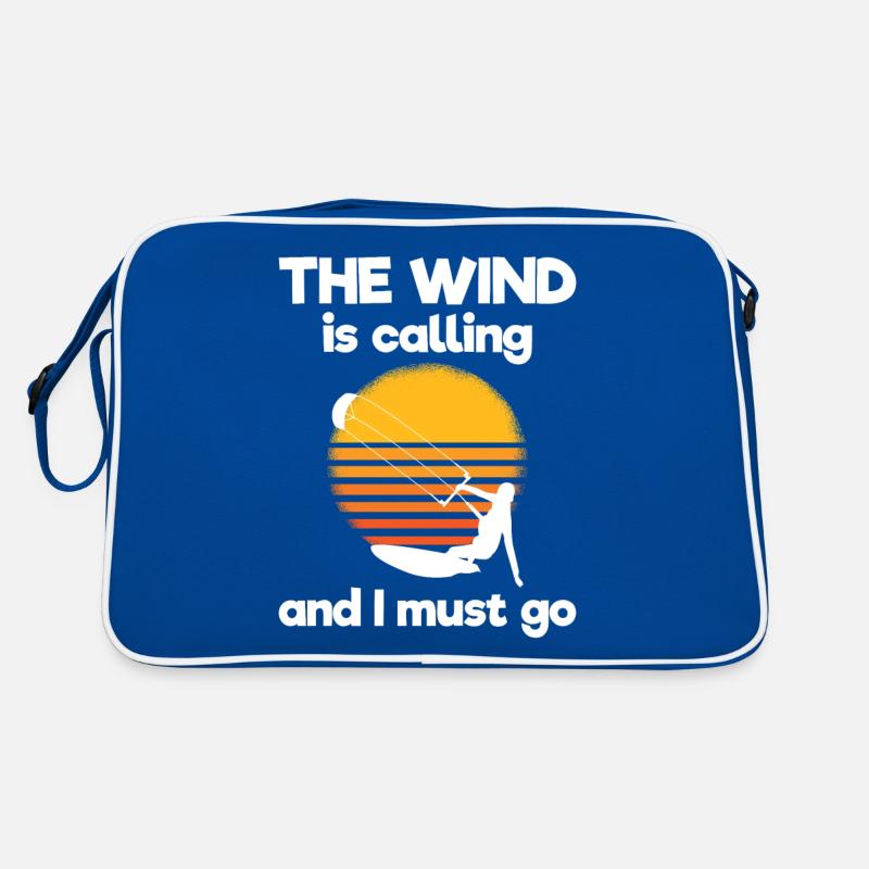 Kiteboarding Kitesurfer Kitesurfing Kiteboarder Retro Bag