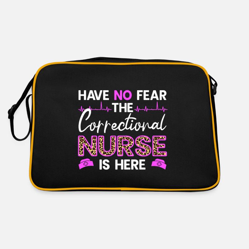 Idée cadeau de l’infirmière correctionnelle n’ont pas peur Sac Retro