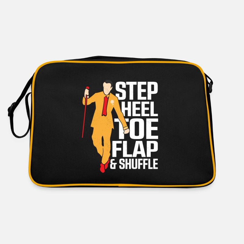Step, Heel, Toe, Flap & Shuffle Tap Dance Tap Danc Retro Tasche