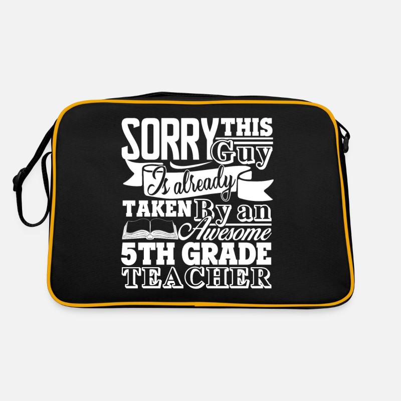 Taken By Awesome 5th Grade Teacher Retro Bag