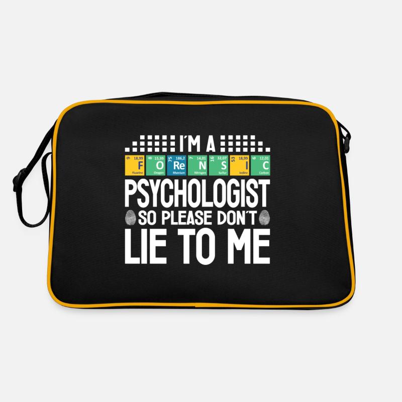 Forensic Psychologist Professional Forensic Gift Retro Bag
