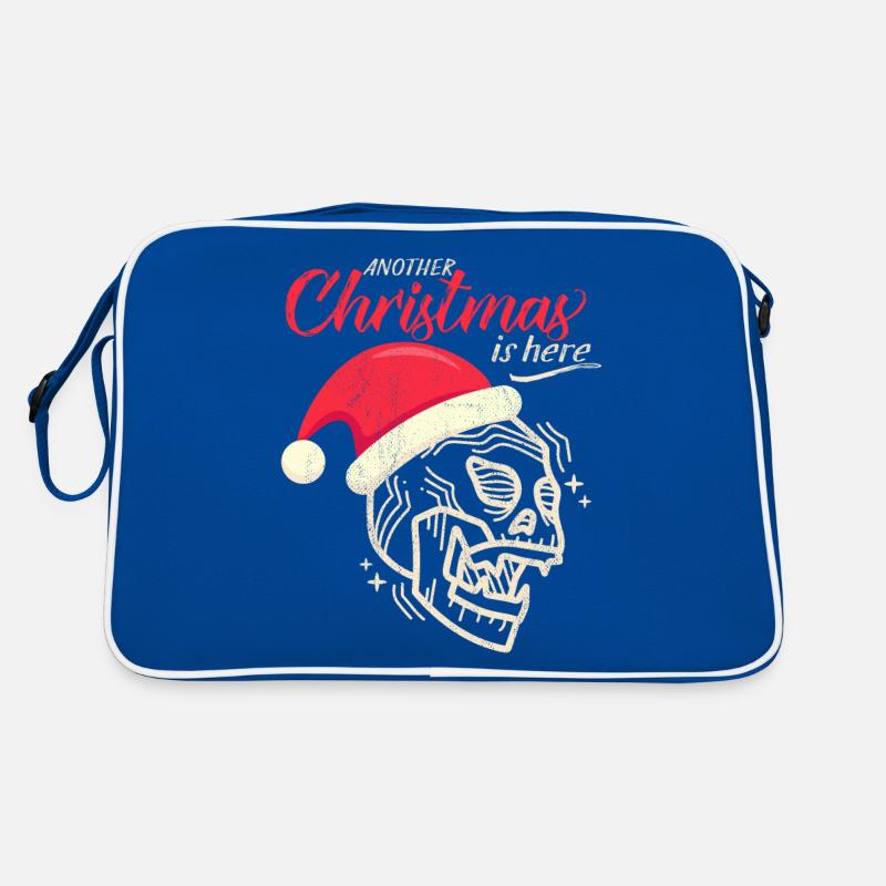 Crâne de Noël crâne, dicton drôle Sac Retro