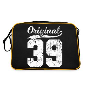 39 Original 85 Ans Homme Femme Anniversaire - Sac Retro - noir/or - Dos