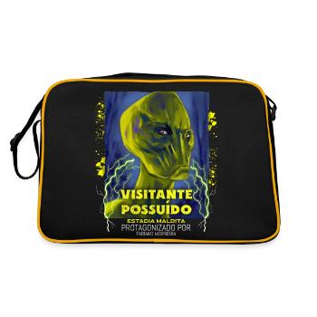 Affiche de film extraterrestre, Aliens, Extraterrestres - Sac Retro - noir/or - Dos