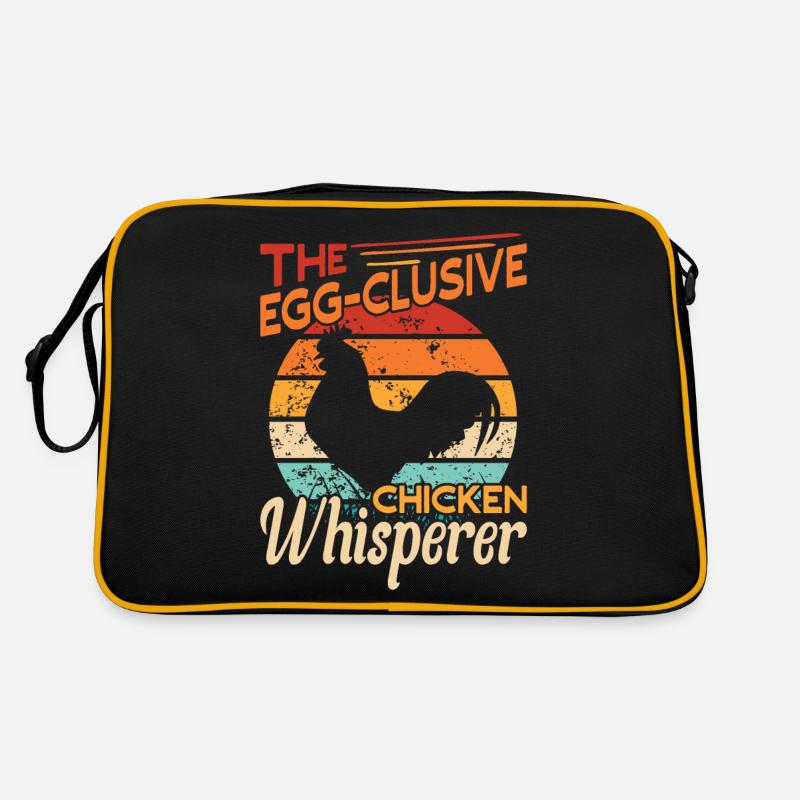 The Egg-Clusive Chicken Whisperer Chicken Lover Retro Tasche