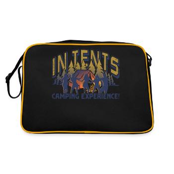 In tents camping experience! - Retro Bag - black/gold - Back