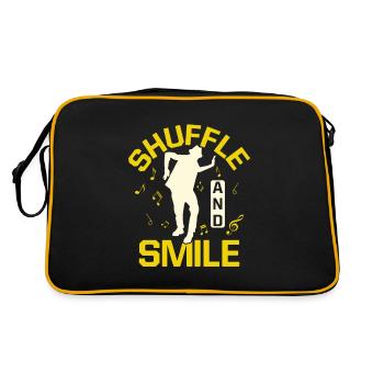 Shuffle And Smile Tap Dancer Tap Dance - Retro Bag - black/gold - Back