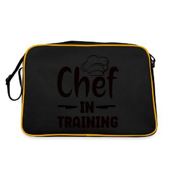 Chef en formation - Sac Retro - noir/or - Dos