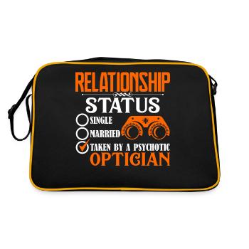Optician Optician Relationship Status - Retro Bag - black/gold - Back