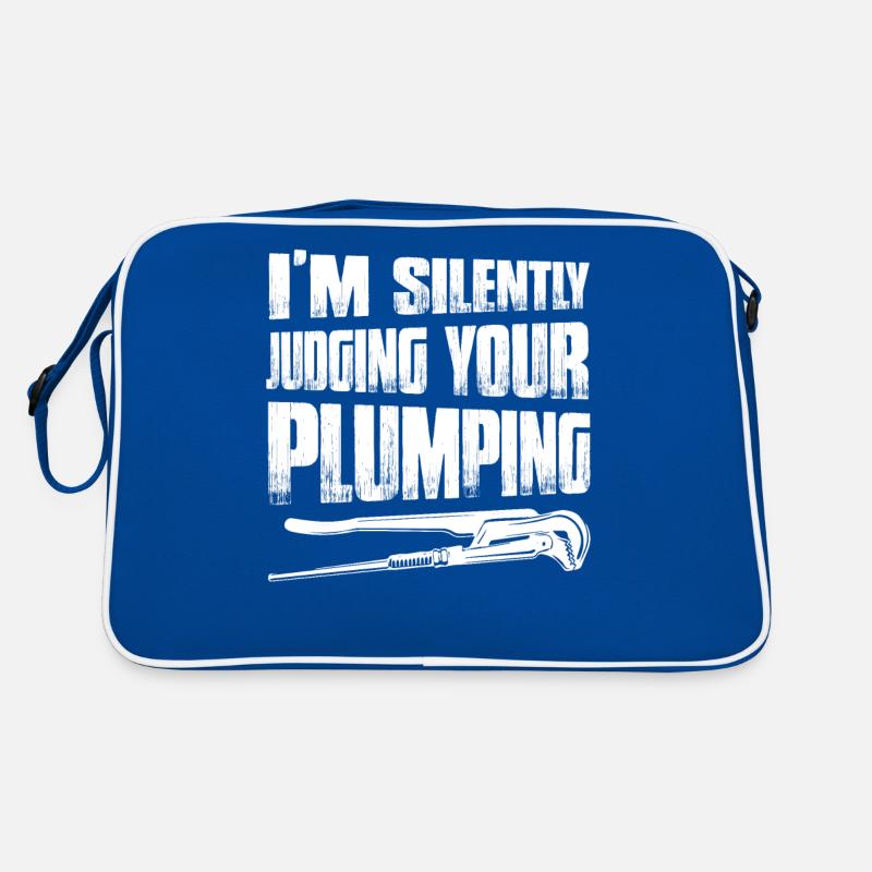 I'm Silently Judging Your Plumping Pipefitter Plum Retro Bag