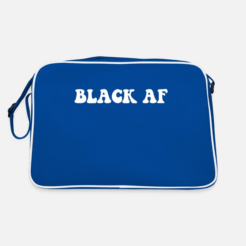 Black AF Awesome African Women's Black Rights Pun Retro Bag