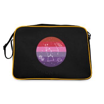 Astronomie Orion - Sac Retro - noir/or - Dos