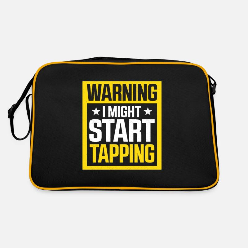 Warning I Might Start Tapping Tap Dance Tap Dancer Retro Tasche