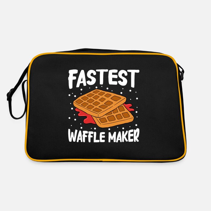 Waffle making waffle maker Retro Bag