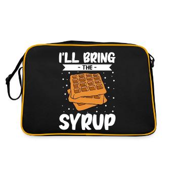 Waffle making waffle maker - Retro Bag - black/gold - Back