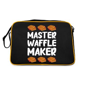 Waffle making waffle maker - Retro Bag - black/gold - Back