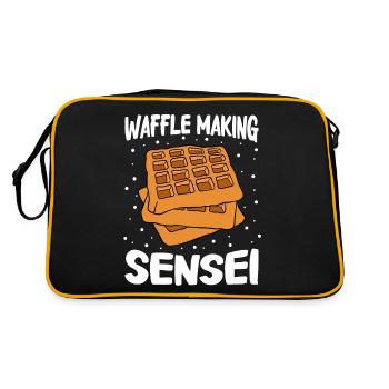 Waffle making waffle maker - Retro Bag - black/gold - Back