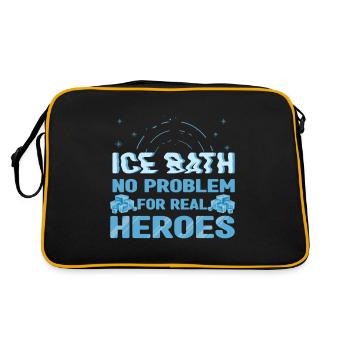 Nage sur glace sans problème Vrais héros Baigneur de glace - Sac Retro - noir/or - Dos