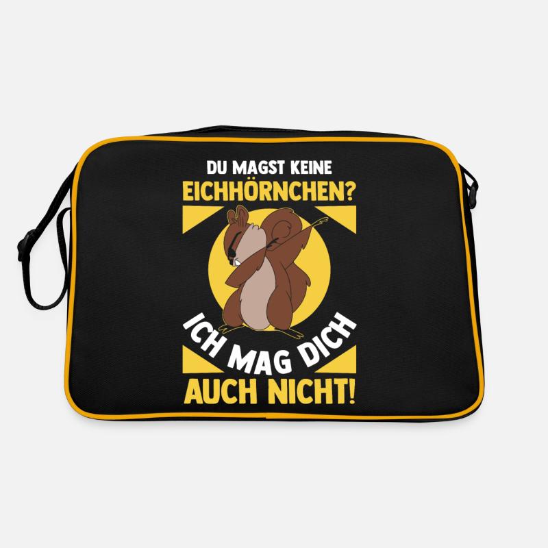 Eichhörnchen Retro Tasche
