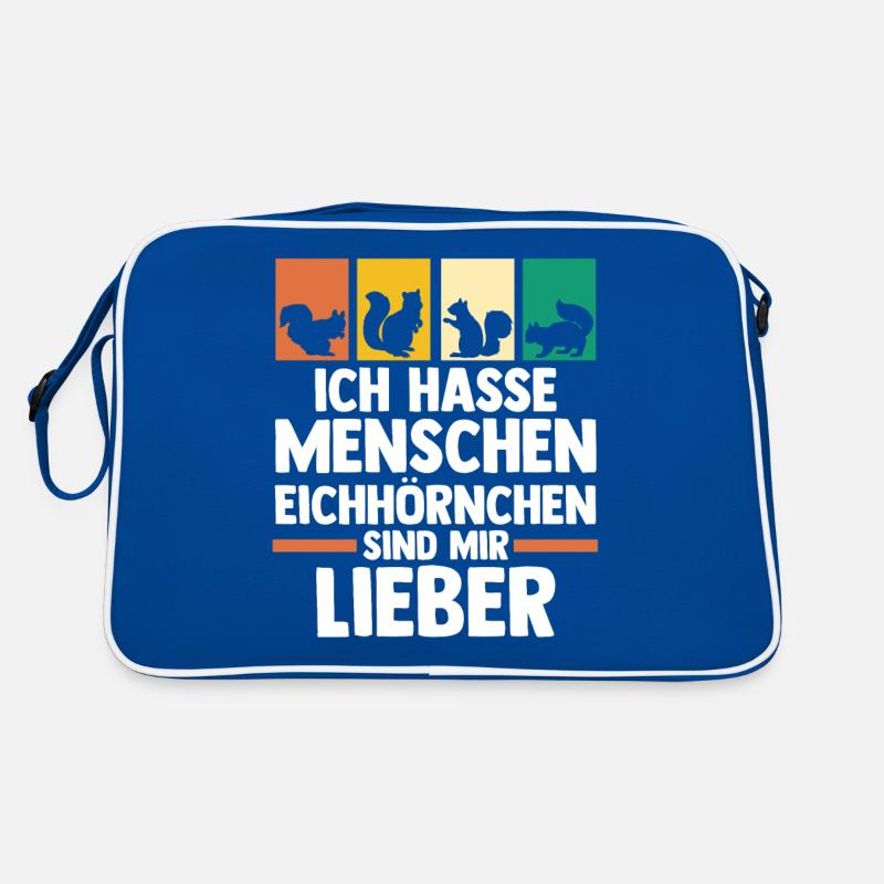 Eichhörnchen Retro Tasche