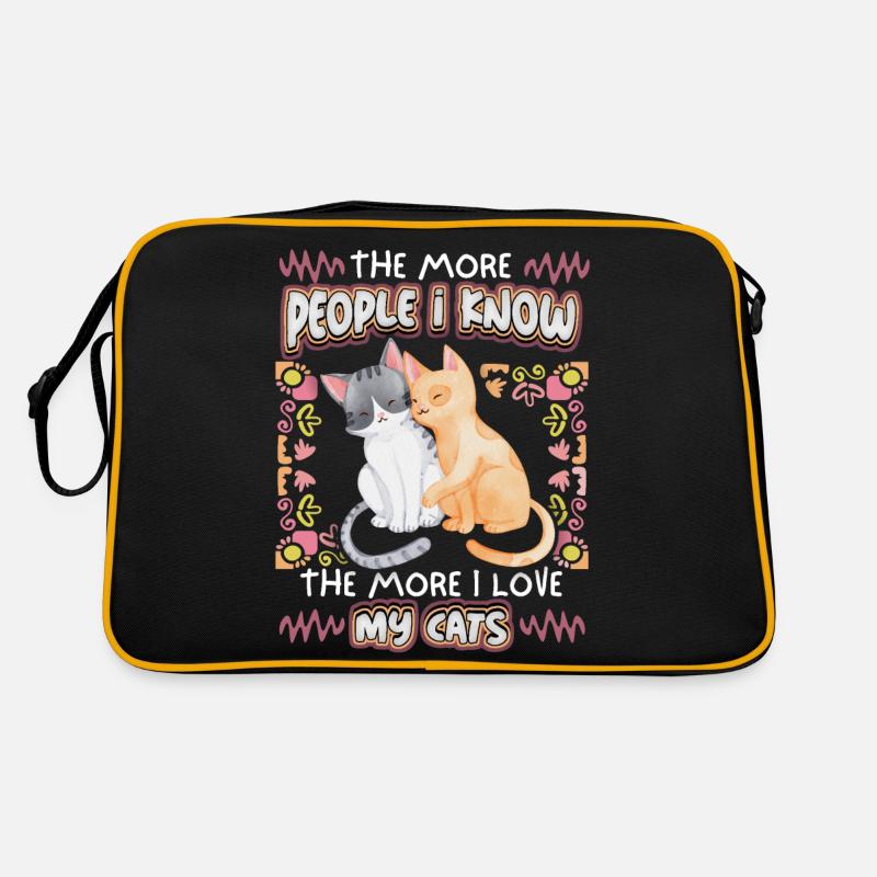 Chat, Chat Sarcastique Qui Dit, Amour De Chat Sac Retro