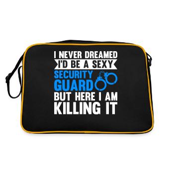 Security Clothing Security Accessories - Retro Bag - black/gold - Back