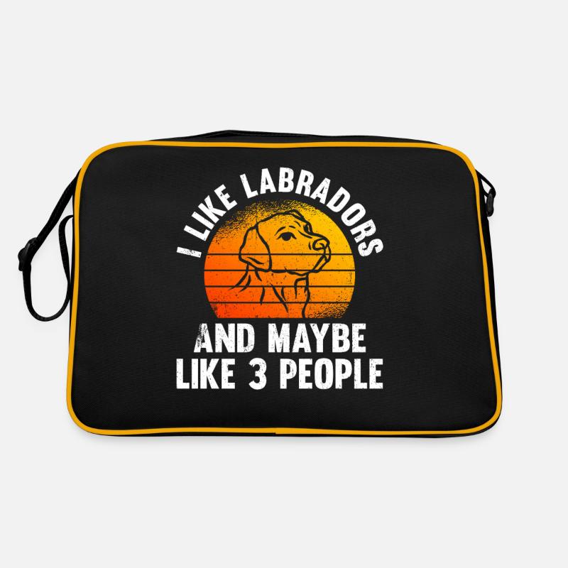 Labrador Chien Labrador Retriever Sac Retro