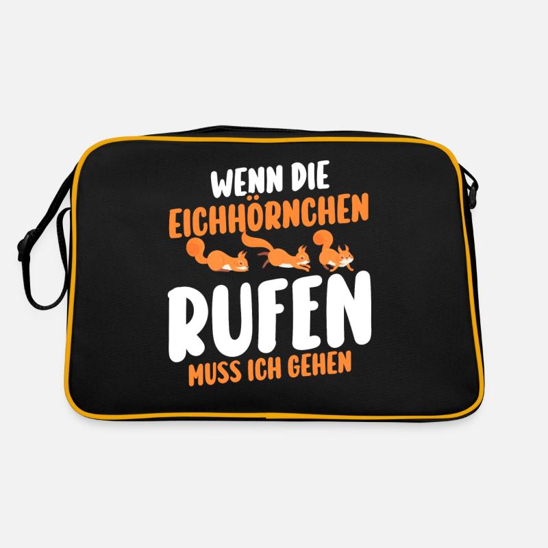 Eichhörnchen Retro Tasche
