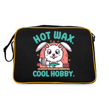 Cire chaude, passe-temps cool. - Sac Retro - noir/or - Dos