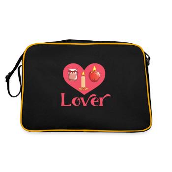 Amateur de fabrication de bougies - Sac Retro - noir/or - Dos