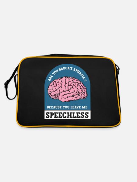 Renforcer la connexion de sensibilisation à l’aphasie - Sac Retro - noir/or - Dos