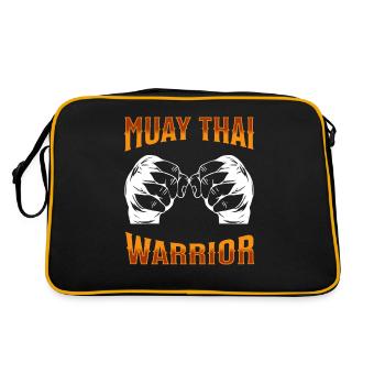 Muay Thaï Boxe Muay Thaï - Sac Retro - noir/or - Dos