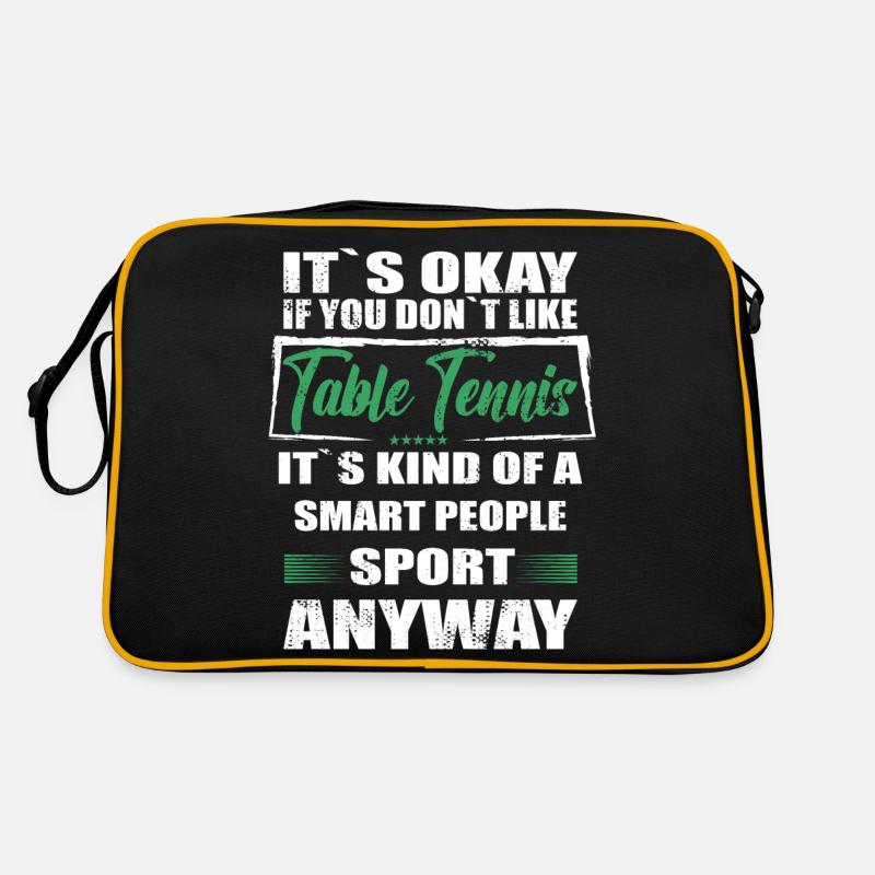 It's Okay If You Don't Like table tennis Retro Tasche