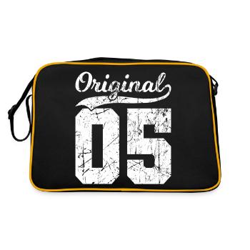 05 Original 19 Ans Homme Femme Anniversaire - Sac Retro - noir/or - Dos
