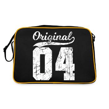 04 Original 20 Ans Homme Femme Anniversaire - Sac Retro - noir/or - Dos