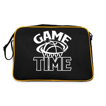 Basketball Basketball Game Time - Retro Bag - black/gold - Back