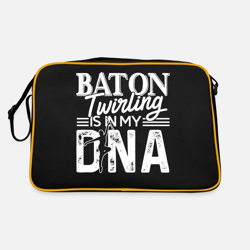 Baton Twirling Baton Twirling Is In My DNA Retro Bag
