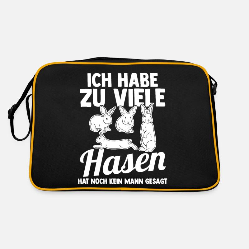 Kaninchen Hase Retro Tasche