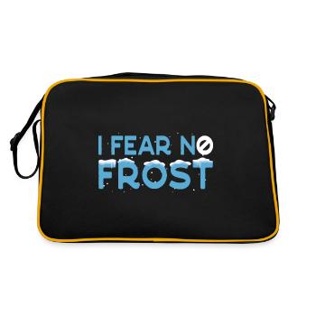 Baignade sur glace je crains pas le givre glace cadeau - Sac Retro - noir/or - Dos